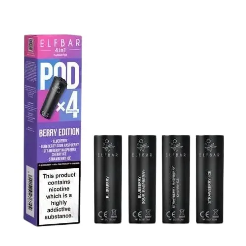 ELF BAR 4 in 1 - Pack of 4 Pre-Filled Pods